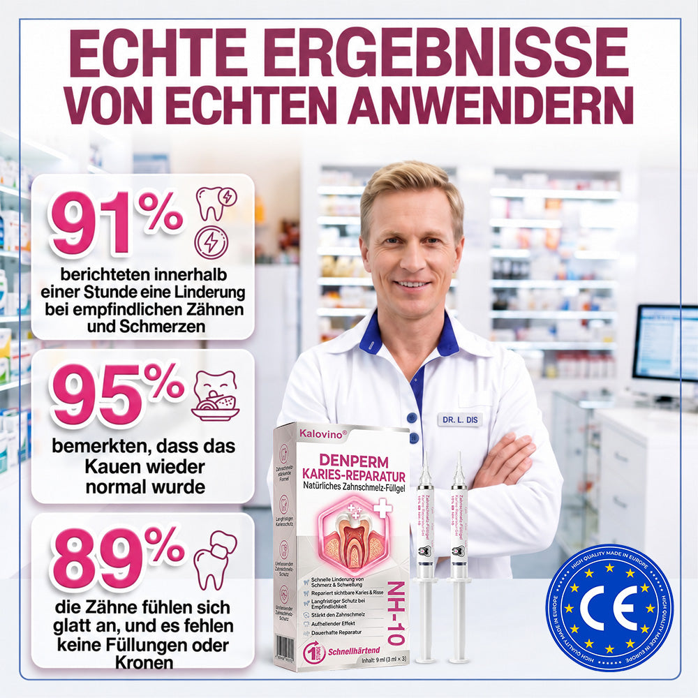 🦷 Kalovino® Zahnschmelz Pflege Gel – Für starke & empfindliche Zähne