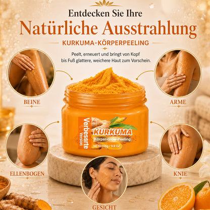 🌿 Kalovino® Kurkuma-Körperpeeling gegen raue & trockene Haut