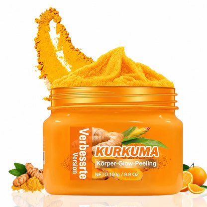🌿 Kalovino® Kurkuma-Körperpeeling gegen raue & trockene Haut