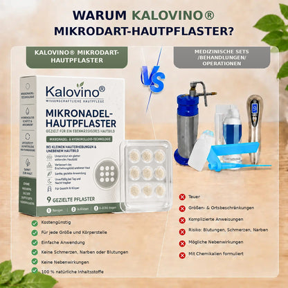 🌿 Kalovino® Effektive botanische Mikronadel-Pflaster zur gezielten Pflege kleiner Hautanhängsel