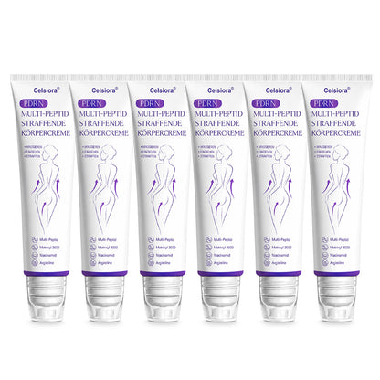 Celsiora® PDRN Multi-Peptide Körpercreme gegen Falten, schlaffe Haut, Dehnungsstreifen & Cellulite