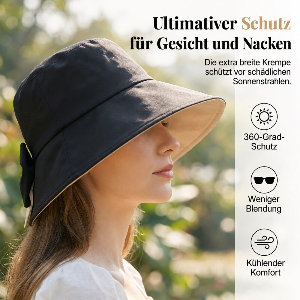 up Nur für kurze Zeit: 50 % Rabatt! ✨Damen Sonnenhut mit Schleife – Breiter Rand für stilvollen Sonnenschutz 🎀