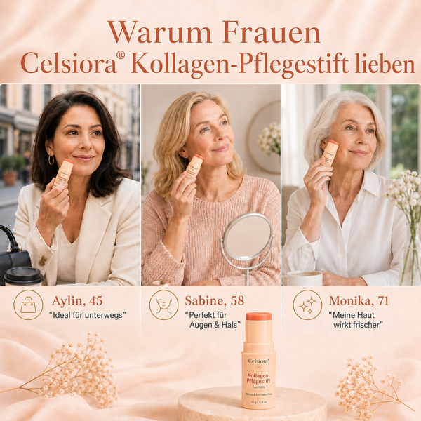 Celsiora® Kollagen-Pflegestift mit PDRN – Sofortpflege für Trockenheitsfältchen