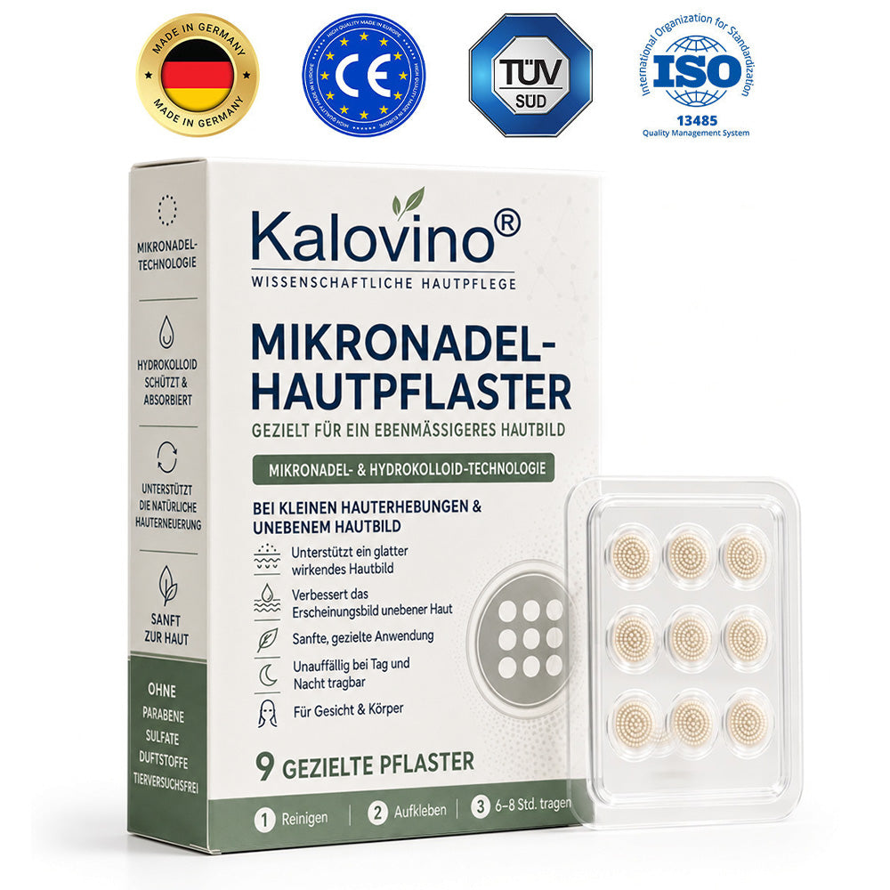 💚 Kalovino® Effektive botanische Mikronadel-Pflaster zur gezielten Pflege kleiner Hautanhängsel