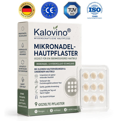 💚 Kalovino® Effektive botanische Mikronadel-Pflaster zur gezielten Pflege kleiner Hautanhängsel