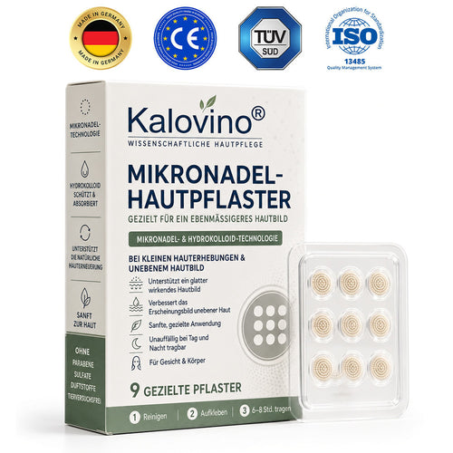 💚 Kalovino® Effektive botanische Mikronadel-Pflaster zur gezielten Pflege kleiner Hautanhängsel