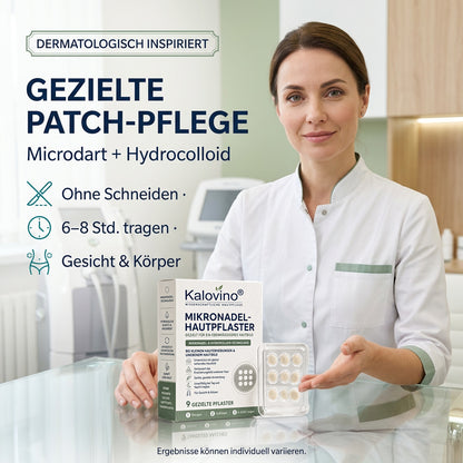 🌿 Kalovino® Effektive botanische Mikronadel-Pflaster zur gezielten Pflege kleiner Hautanhängsel
