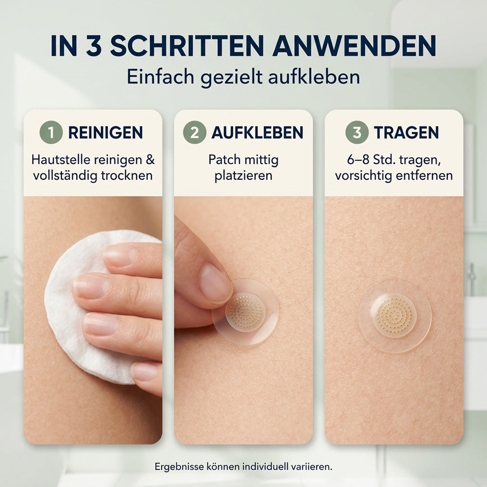 🌿 Kalovino® Effektive botanische Mikronadel-Pflaster zur gezielten Pflege kleiner Hautanhängsel