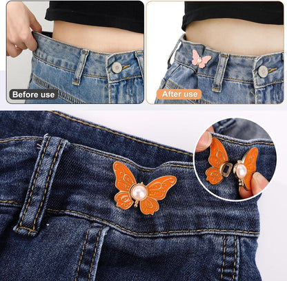 up 8Pcs Butterfly Waist Tightener Clips