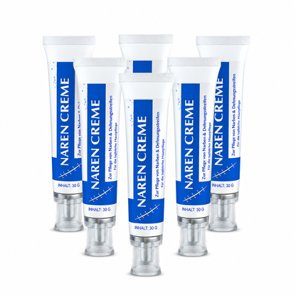 Kalovino® Reparierende Narbenpflege-Creme gegen Dehnungsstreifen, Aknenarben & unebenes Hautbild – für glatter und ebenmäßiger wirkende Haut