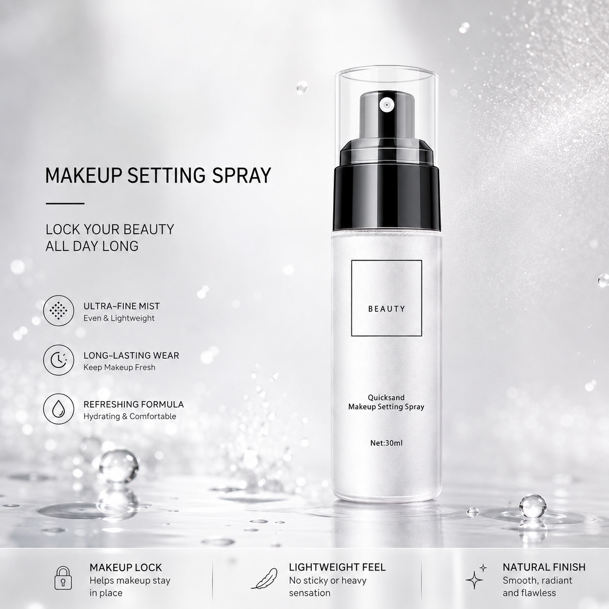 up🥳2026 TOP-ANGEBOT🥳 Mattierendes wasserfestes Make-up-Fixierspray