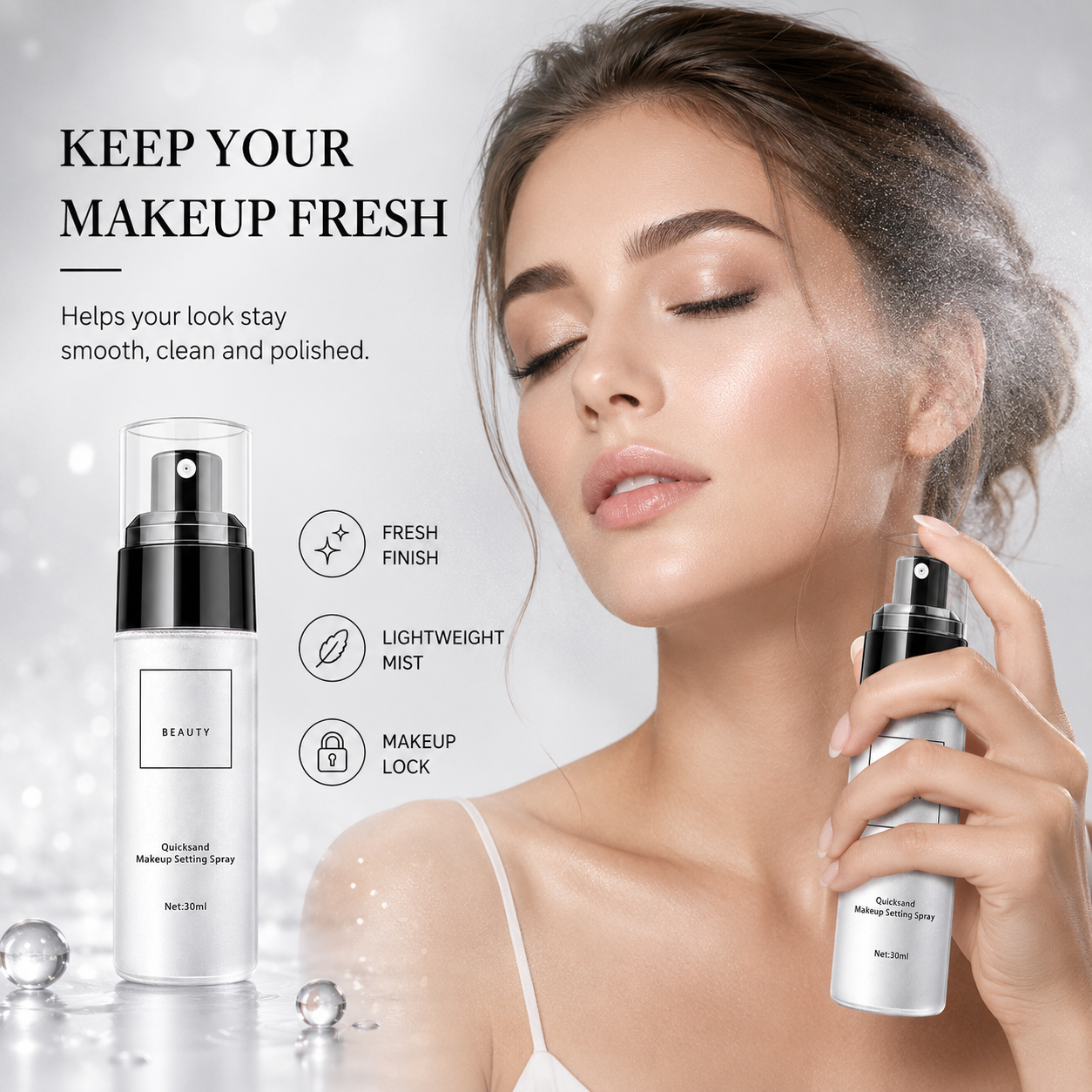 up🥳2026 TOP-ANGEBOT🥳 Mattierendes wasserfestes Make-up-Fixierspray