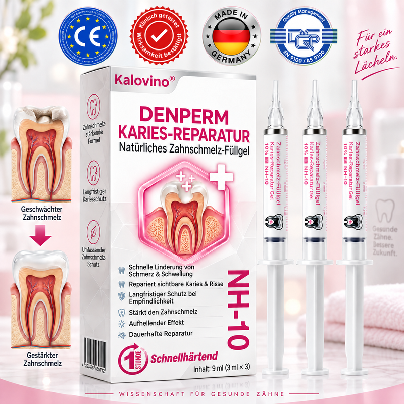 🆙🦷 Kalovino® Zahnschmelz Pflege Gel – Für starke & empfindliche Zähne