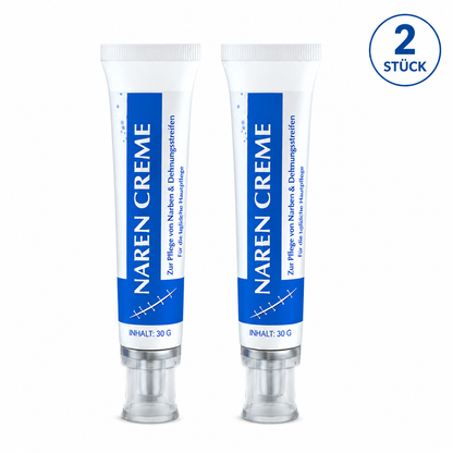 Kalovino® Reparierende Narbenpflege-Creme gegen Dehnungsstreifen, Aknenarben & unebenes Hautbild – für glatter und ebenmäßiger wirkende Haut